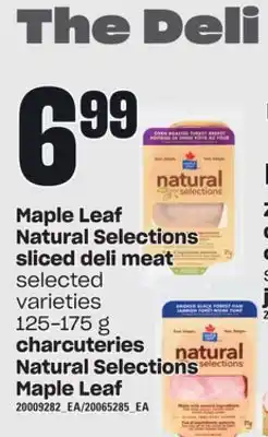 Independent City Market Charcuteries natural selections maple leaf, 125-175 g offer