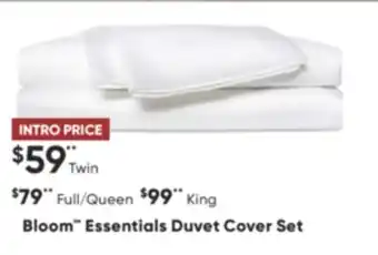 Sleep Country Bloom essentials duvet cover set offer