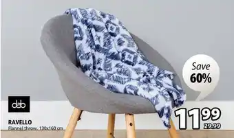 JYSK Ravello flannel throw offer