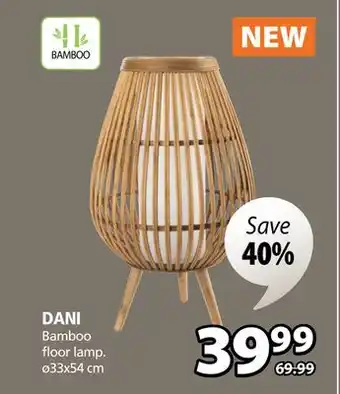 JYSK Dani floor lamp offer