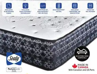 Leon's Sealy posturepedic plus sterling series - callie firm full mattress offer