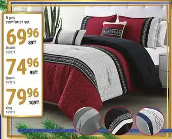 Rossy 5 pcs comforter set offer