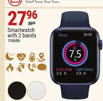 Rossy B.well smartwatch with 2 bands offer