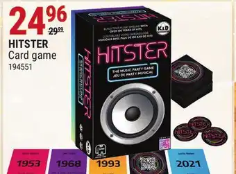 Rossy Hitster card game offer