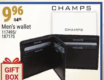 Rossy Champs men's wallet offer