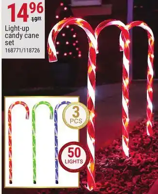 Rossy Light-up candy cane set offer