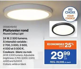 Patrick Morin Round ceiling light offer