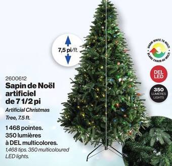 Patrick Morin Artificial christmas tree, 7.5 ft offer
