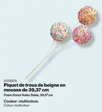 Patrick Morin Foam donut holes stake, 39.37 cm offer