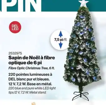 Patrick Morin Fibre optic christmas tree, 6 ft offer