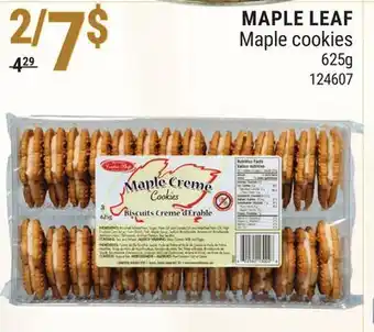 Rossy Maple leaf maple cookies offer