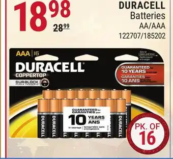 Rossy Duracell batteries aa/aaa offer