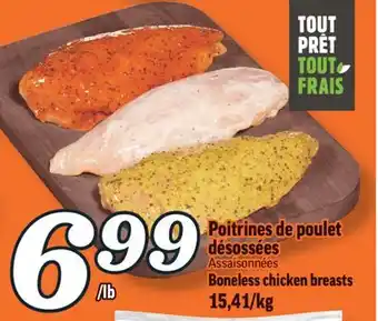 Marché Richelieu Poitrines de poulet désossées | boneless chicken breasts offer
