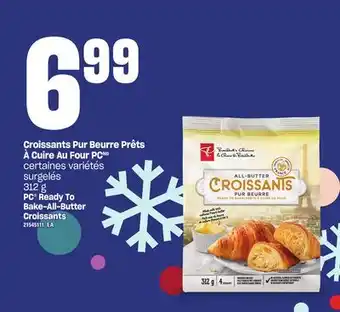 Provigo Croissants pur beurre prêts à cuire au four pc, 312 g offer
