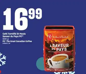Provigo Café torréfié et moulu saveur du pays pc, 930 g offer