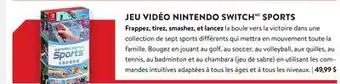 Walmart Nintendo switch sports offer