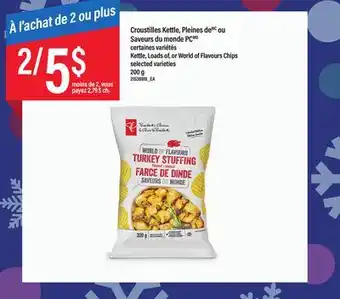 Maxi Croustilles kettle, pleines demc ou saveurs du monde pc, 200 g offer