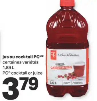 L'Intermarché Jus ou cocktail, 1.89 l offer