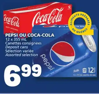 Marché Bonichoix Pepsi or coca-cola offer