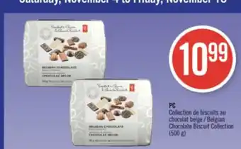 Pharmaprix Pc belgian chocolate biscuit collection offer