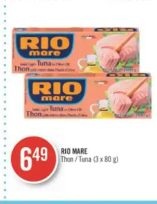 Pharmaprix Rio mare tuna offer