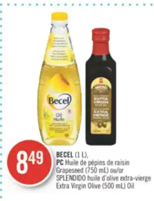 Pharmaprix Becel (1 l), pc (750 ml) or splendido extra virgin olive (500 ml) oil offer