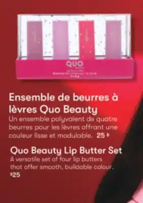 Pharmaprix Quo beauty lip butter set offer