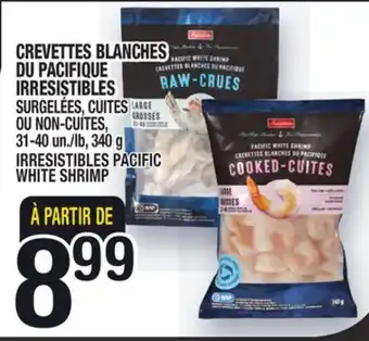 Marche Ami Crevettes blanches du pacifique irresistibles | irresistibles pacific white shrimp offer