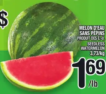 Marche Ami Melon d'eau sans pépins | seedless watermelon offer
