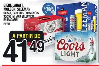Marche Ami Bière labatt, molson, sleeman | beer offer