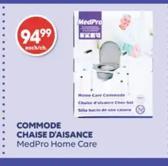 Wellwise by Shoppers Commode chaise d'aisance medpro home care offer