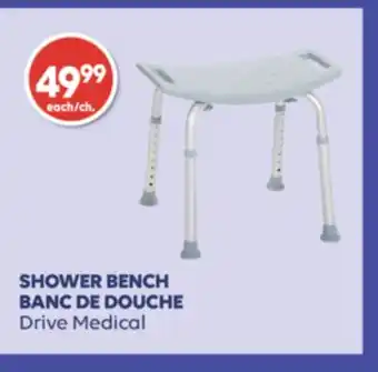 Wellwise by Shoppers Banc de douche drive medical offer