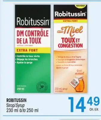 Uniprix Robitussin sirop/syrup offer