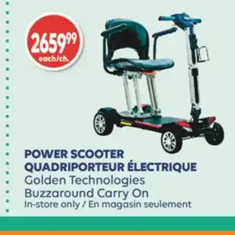 Wellwise by Shoppers Quadriporteur électrique golden technologies offer
