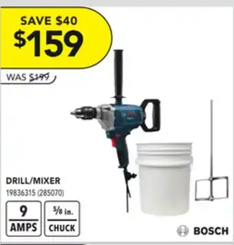 Réno Dépôt Bosch drill/mixer offer