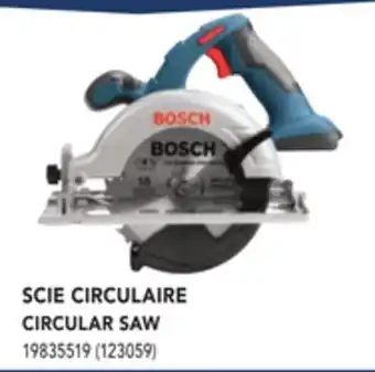 Réno Dépôt Bosch circular saw offer