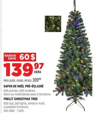 BMR Sapin de noël pré-éclairé offer
