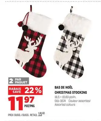 BMR Bas de noël offer