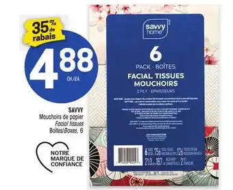 Uniprix Savvy mouchoirs de papier/facial tissues offer