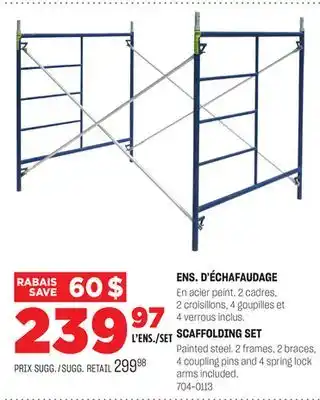 BMR Ens. d'échafaudage offer