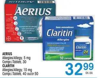Uniprix Aerius, claritin offer