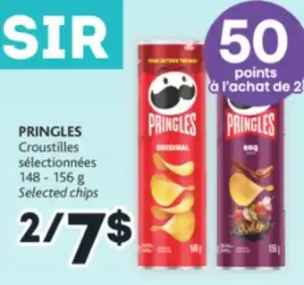 Brunet Pringles croustilles sélectionnées offer
