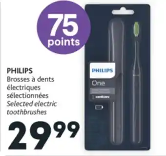 Brunet Philips brosses à dents électriques sélectionnées offer