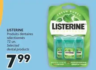 Brunet Listerine produits dentaires sélectionnés offer
