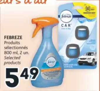 Brunet Febreze produits sélectionnés offer
