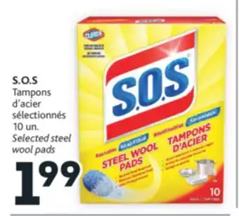 Brunet S.o.s tampons d'acier sélectionnés offer