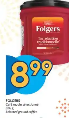 Brunet Folgers café moulu sélectionné offer