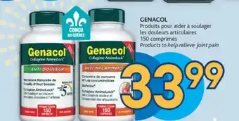 Brunet Genacol produits pour aider à soulager les douleurs articulaires offer