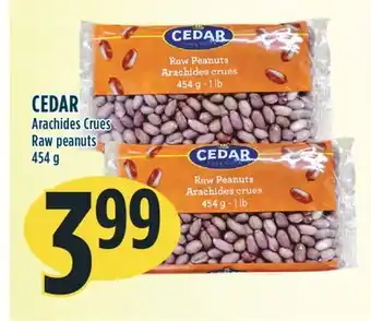 Marché Adonis Cedar arachides crues offer