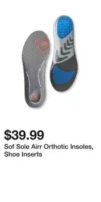 Mark's Sof sole airr orthotic insoles, shoe inserts offer